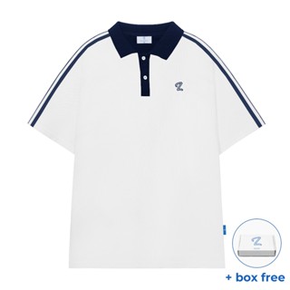 Áo Polo Lavi Studio Local Brand thêu/ White