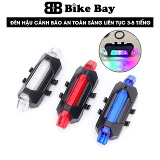 Đèn xe đạp hậu LED thể thao, đèn hậu xe đạp siêu sáng, 3-5h liên tục, chống nước, sạc USB - DH01