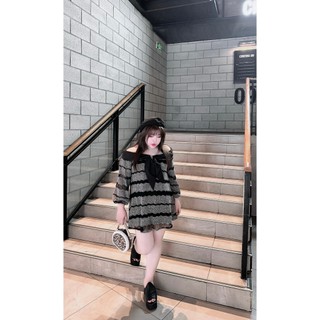 ĐẦM SUÔNG CỔ THỦY THỦ BIGSIZE THƠ LÊ