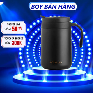 Ca giữ nhiệt 500ml inox 304 cao cấp - chất xịn - giữ nhiệt cực lâu hãng hot&cool
