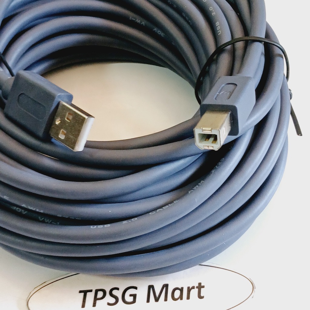 Cáp máy In USB 2.0 dài 1.5m - 3m - 5m - 10m (Hiệu KingMater chống nhiễu, tín hiệu tốt)