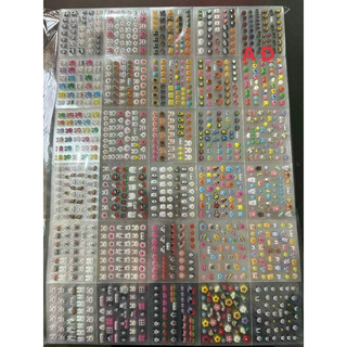 Sét 30 tấm sticker dán móng tay cho bé