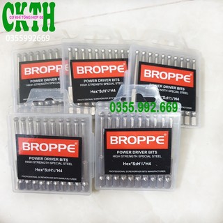 Lục giác bi cao cấp. Đầu lục giác bóng H4 cho khoan, máy bắn vít dài 65mm thương hiệu BROPPE (1 mũi)