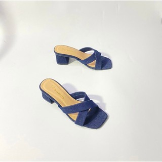 Dép cao 5cm (quai chéo) 6 màu