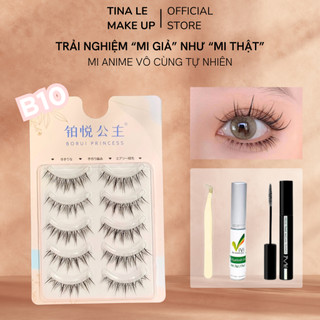 Mi Giả Mi Gân Trong, Mi Búp Bê B010 Mềm Mỏng Siêu Nhẹ Tự Nhiên An Toàn Dễ Sử Dụng