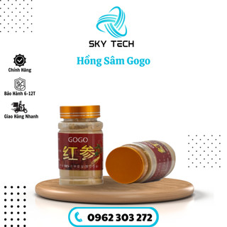 Hồng sâm gogo se khít lỗ chân lông giup da trắng sáng