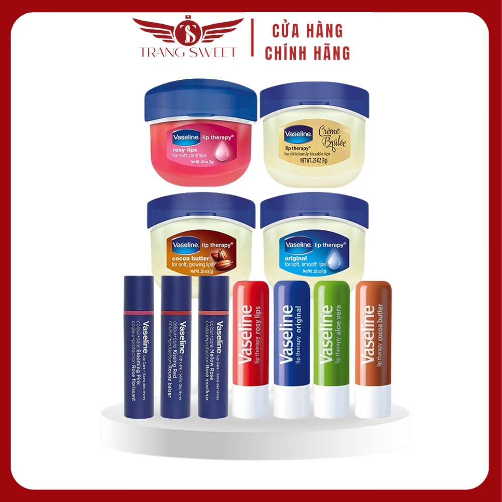 Sáp Son dưỡng môi Vaseline Lip Therapy Rosy 4.8g 7g