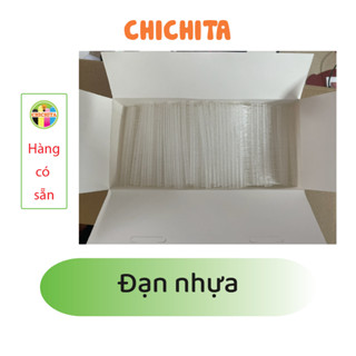 (Có sẵn) Set 500 Đạn nhựa bắn mác Kam ti nhựa Tag pin  dây treo tag quần áo 35mm Chichita