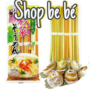 Mì somen rau củ ngũ sắc itsuki 300gr nhật bản 09/2026 - shop be bé