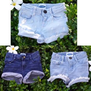Quần Short Jean bé trai bé gái B80