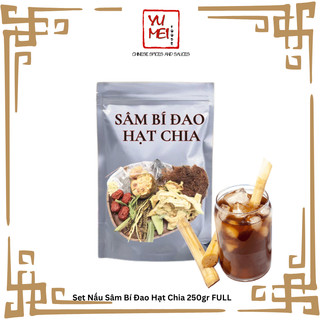 Set sâm bí đao hạt chia 250gr full set