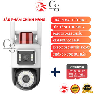 Camera IP Ngoài Trời 8M Siêu Nét- Tích hợp đèn cảnh báo