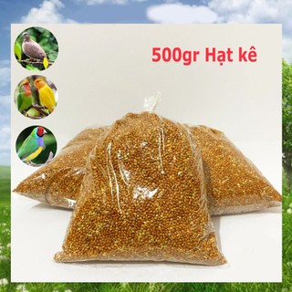 Hạt kê cho chim, 500gr hạt kê đỏ to cho chim Cu Gáy, Chim Vẹt,Chim Bảy Màu,Chim Yến ,Thức ăn cho vẹt, Thức ăn cho cu gáy