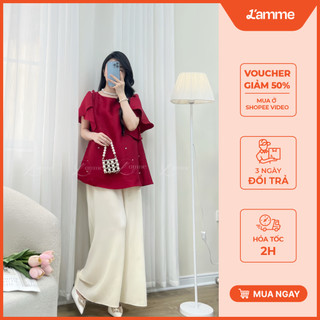 Set bầu đi tiệc LYNN kiểu dáng sang trọng, thanh lịch cách tân chất liệu tafta cao cấp đính đá thủ công BY L'AMME