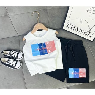 Đồ bộ ba lổ bé trai, bộ sách nách bé trai, mặc đi học đi chơi, chất cotton co giãn 4 chiều