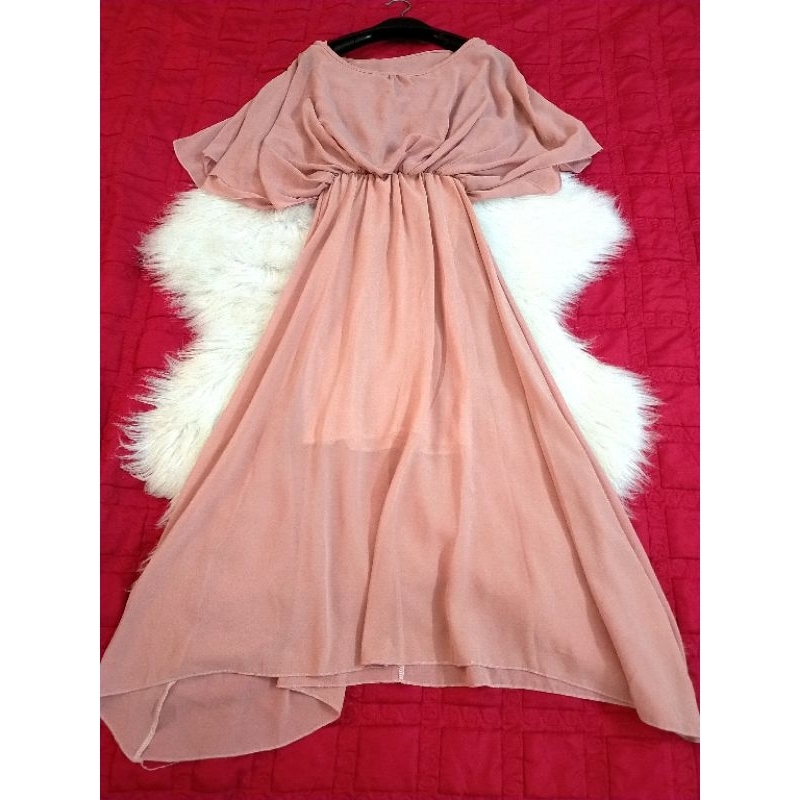 Đầm maxi voan chifon