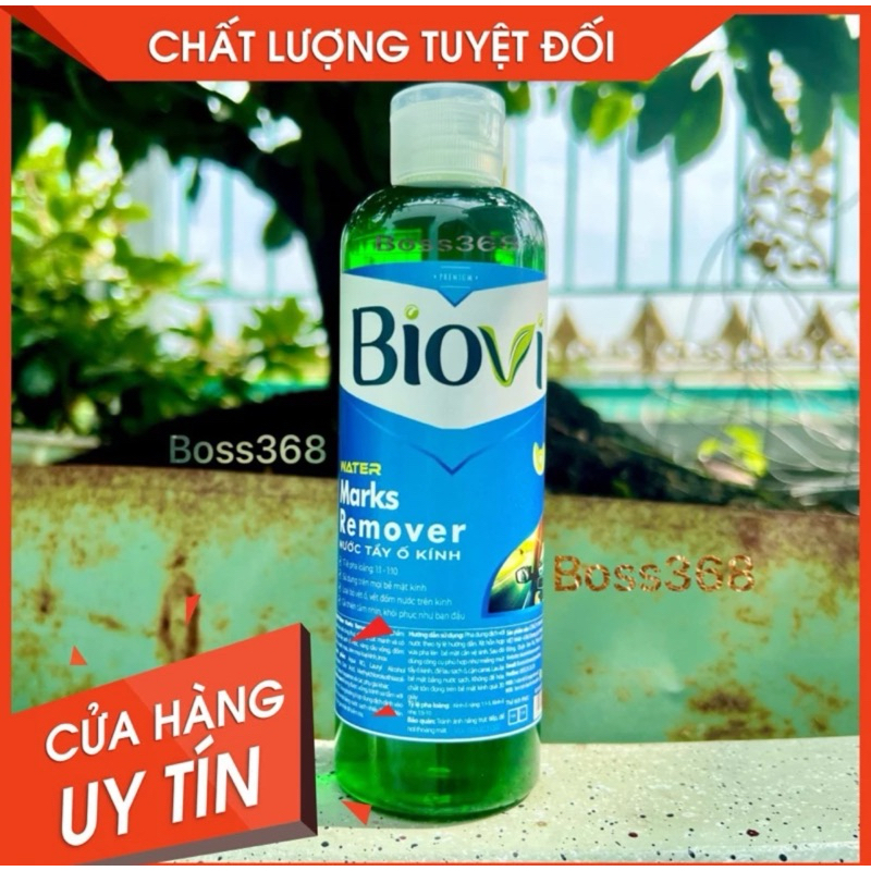 Tẩy ố kính Biovi tặng khăn, bao tay, mút ( màu ngẫu nhiên )