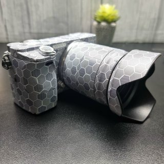 Dán skin Honeycomb tất cả máy ảnh, lens Canon, Nikon, Sony, Fuji, Tamron, Laika, Sigma v..v. tại Pskin