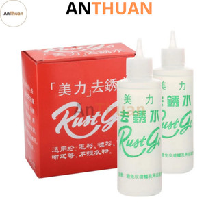 Chai tẩy sét RustGo sử dụng tẩy vết sét trên vải vóc, quần áo