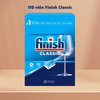 Viên rửa bát Finish Classic 110 viên nhập khẩu châu âu
