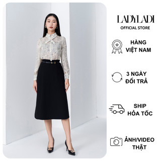 Áo sơ mi nữ họa tiết hoa hồng đen SM023