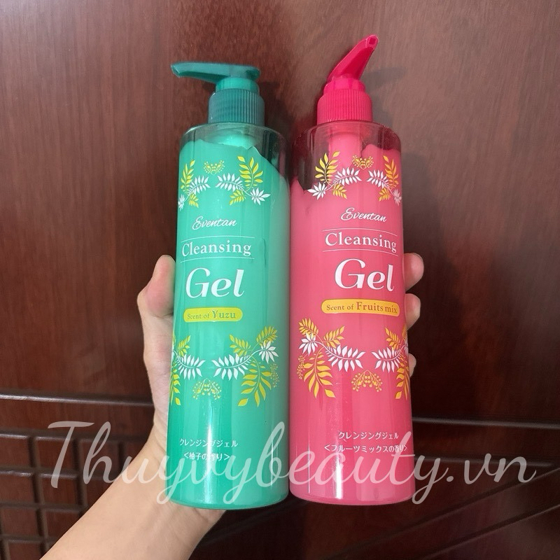 Giới thiệu Gel tẩy trang Eventan Cleansing Gel 300ml nội địa Nhật