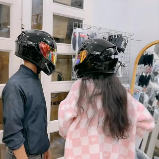 Nón bảo hiểm fullface lật cằm Yamaha M179 đen bóng 2 kính chính hãng, bảo hành 12 tháng tại nhà sản xuất