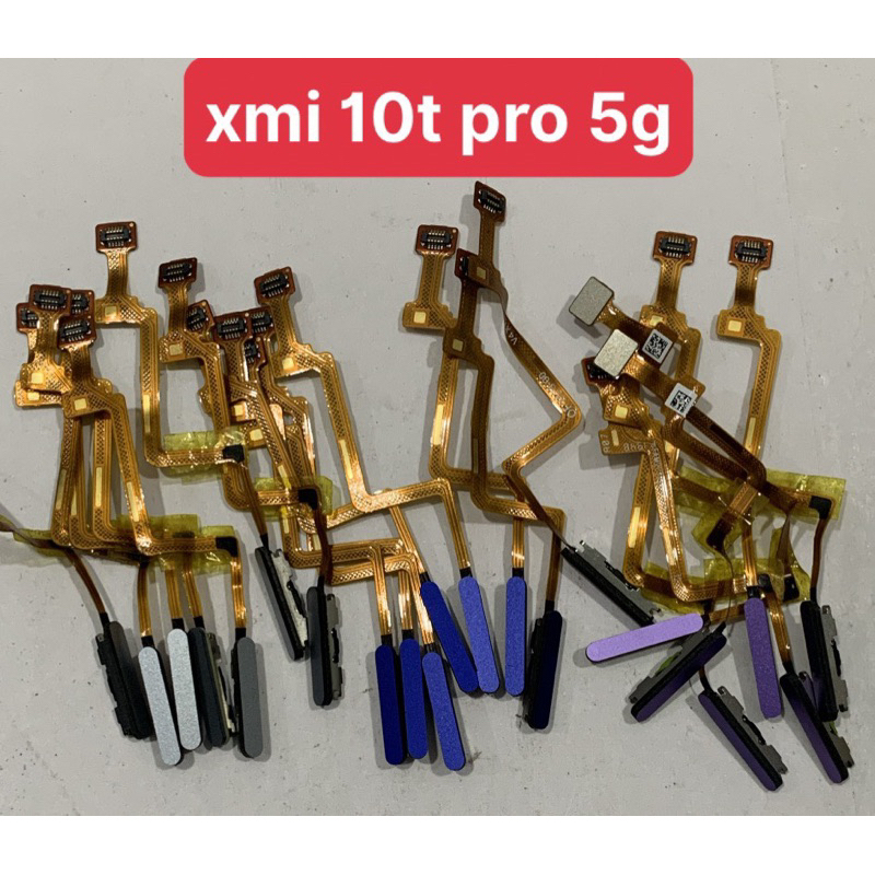 Nút nguồn home xiaomi 10t-mi 10t pro-Cáp cảm biến vân tay flex dây cáp mi 10t-10 tpro-Cảm biến vân t