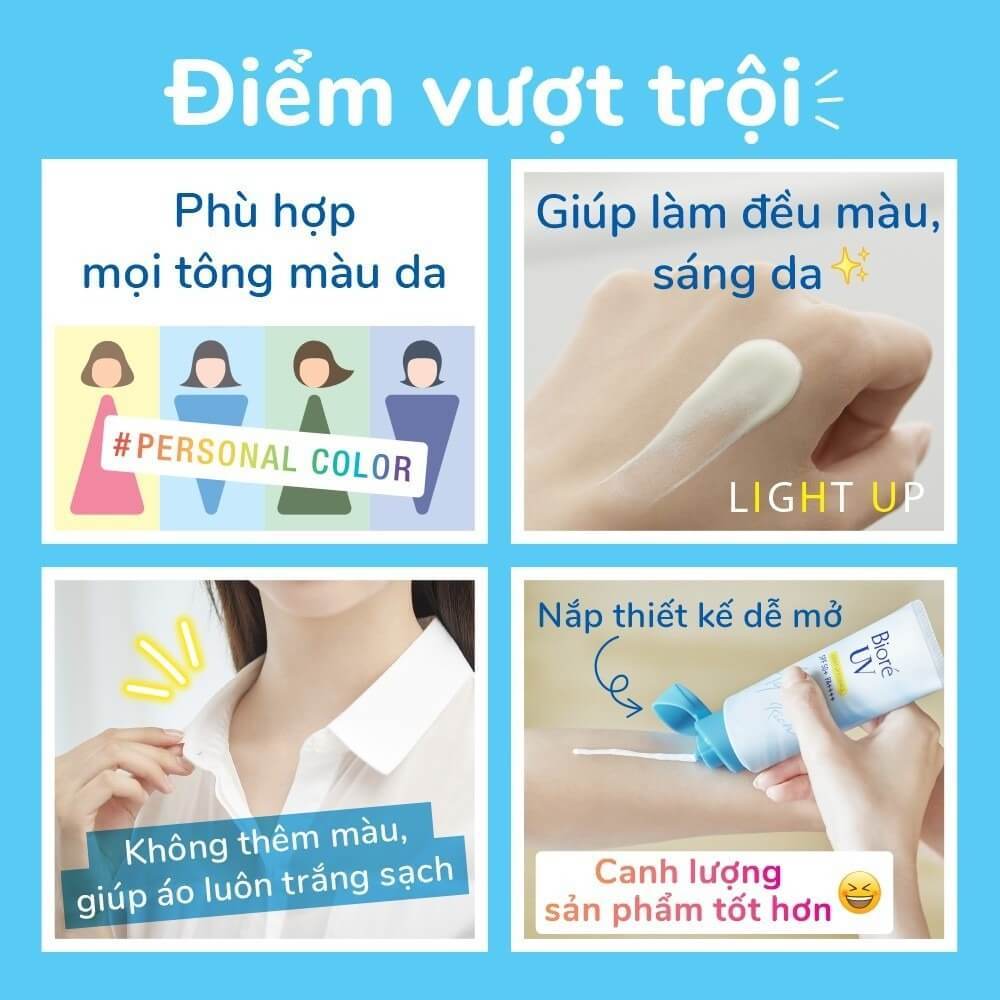 KEM CHỐNG NẮNG BIORE AQUA RICH WATERY ESSENCE/ GEL SPF 50+/ PA ++++ 50G/90ML nâng Tone ( Nội địa Nhật Bản)