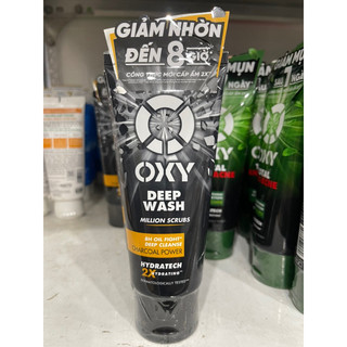 OXY Deep Wash (Scrub) khẻ vàng - Kem rửa mặt có hạt sạch sâu 100g