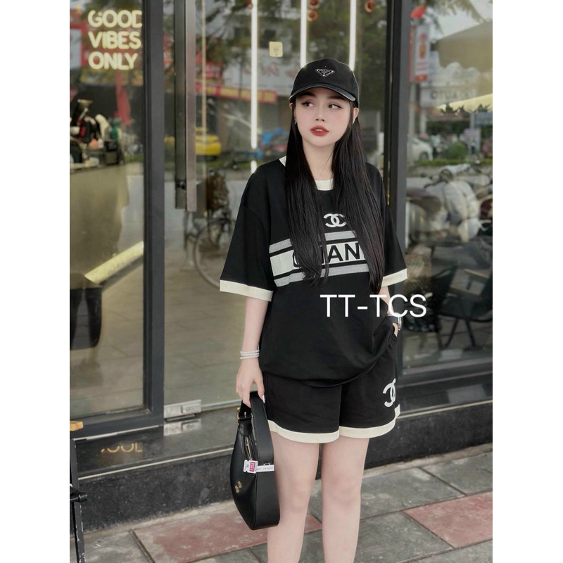 Bộ bầu cottong quần sooc