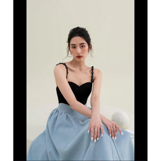 Đầm Thiết Kế Phối Màu sz M, new 98%