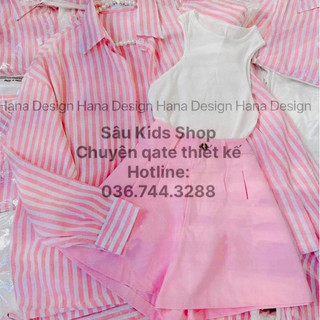 SET 3 CHI TIẾT (ÁO SOMI, ÁO BA LỖ, QUẦN ĐÙI) SIÊU XINH CHO BÉ