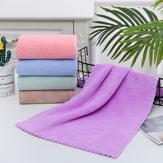 10 khăn mặt trơn lông cừu han quoc, mềm mịn kt: 30cmx50cm. đtbxx!