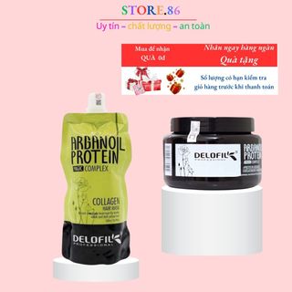 DELOFIL HẤP PHỤC HỒI CHUYÊN SÂU DELOFIL 500ML - KEM Ủ TÓC DELOFIL - HẤP DELOFIL ARGAN OIL CHÍNH HÃNG