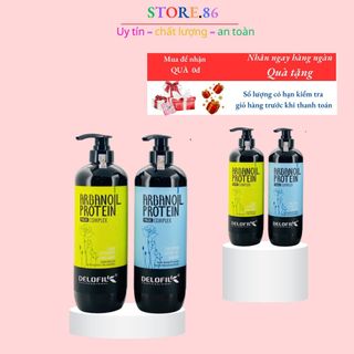 Dầu gội dầu xả phục hồi dưỡng ẩm, siêu mượt, ngăn dầu, ngăn gàu DELOFIL SIZE: 500ml - 800ml