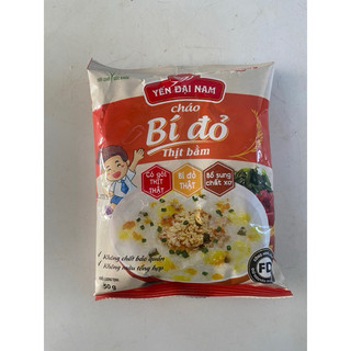 10 gói cháo bí đỏ thịt bằm