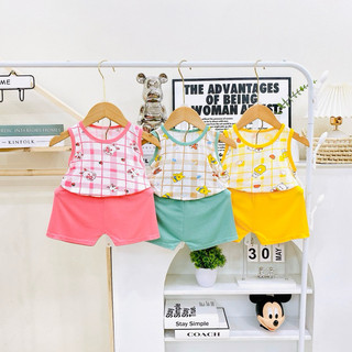 Bộ thun lạnh 3 lỗ siu nhân cho bé trai 7-18kg