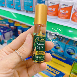 Dầu gió nhân sâm Thái Lan mẫu mới Green Herb Ginseng Root Aroma oil