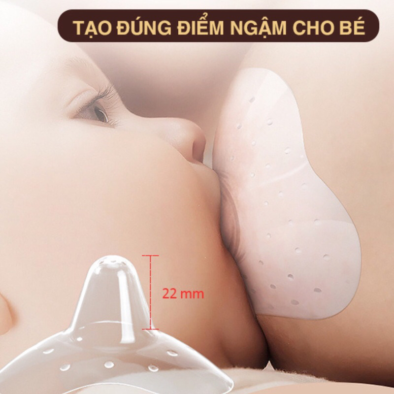 Núm trợ ty silicon bé bú và hỗ trợ các vấn đề mẹ gặp phải