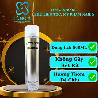 Gôm Xịt Tạo Kiểu Tóc Butterfly Shadow 150-320-600ml(Keo Bạc hàng Loại 1)