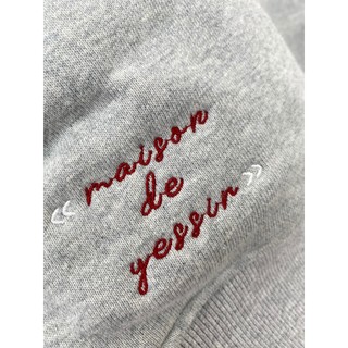 YESSIR - Half Zip Sweater Pullover - Áo khoác cổ cao thêu Da chữ S