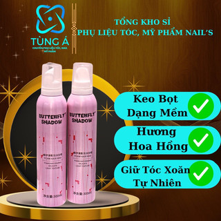 Gôm Xịt Tạo Kiểu Tóc Butterfly Shadow 150-320-600ml(Keo Bạc hàng Loại 1)