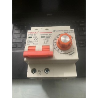 Công tắc hẹn giờ công suất lớn 2p 63a qjc tối đa 120 phút aptomat hẹn giờ.dùng cho tủ nấu cơm vinaki,viễn đông......