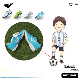  Giày Đá Bóng Trẻ Em Size 33-37 Chính Hãng Talo Neo Pro | Da Tổng Hợp Nhẹ Chống Trơn Thoải Mái. 