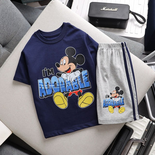 Bộ thun cotton tay ngắn bé trai vnxk