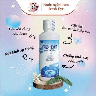 Nước ngâm lens- nước nhỏ mắt khi đeo lens