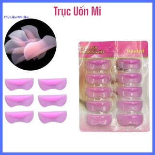 Trục Uốn Mi Silicon Loại 1_Khuôn Uốn Mi Hồng_Trục Uốn Mi 3D ,6D Có Rãnh_1 Vĩ 5 Cặp_Trụ Hồng Uốn Mi_Dụng Cụ Uốn Mi_Mi Hậu