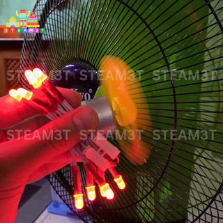Bộ Motor 500 phát điện gió mini + LED + QUẠT siêu khoẻ - học tập, thí nghiệm, DIY, STEAM