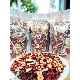 500gam trà đậu đen xanh lòng, táo đỏ,gạo lứt, đậu đỏ